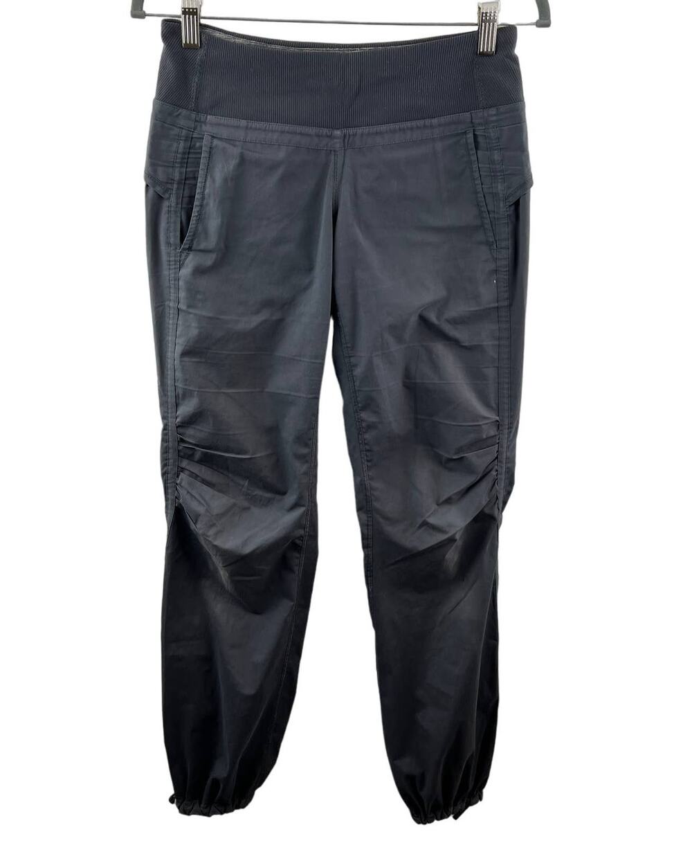 LULULEMON Womens Gray Elastic Waist Mid-Rise Activewear Pull-On Joggers Pants